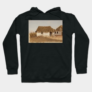 Colombia, Barranquilla, Two Houses by Frederic Edwin Church Hoodie